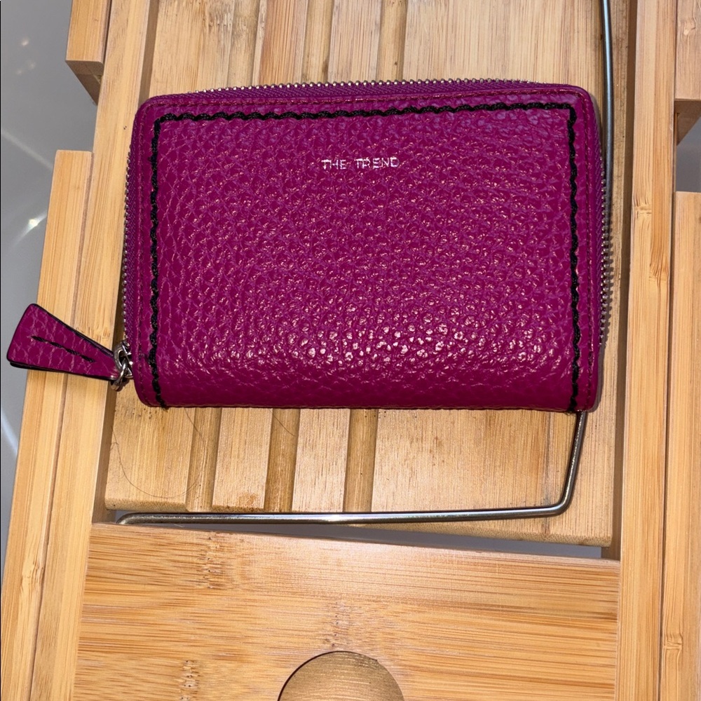 Purple Textured Wallet